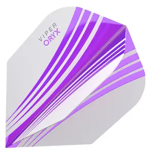 V-100 Flights Oryx Standard Purple/White Dart Flights