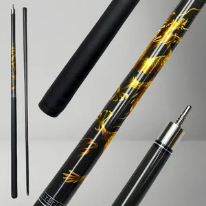 Lynk High-Quality Carbon Fiber Pool Cue | Mystical Oriental Dragon Design, 58" Long, 20oz, 12.5mm Shaft, Split Design, Ideal for 8-Ball & 9-Ball, Training & Competition, Unique Gift for Pool Enthusiasts | Carbon Fiber Pool Cue