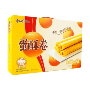 Master Kong Egg Rolls Cream Flavor 384g - Crispy Snack for Tea Time & Parties