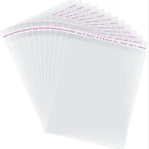 100/200pcs Self-Seal Glass Paper Bags, 4.7x7 Inches Transparent Cookie Bags, Reusable Seal, Halloween Christmas Packaging, Gift Bags