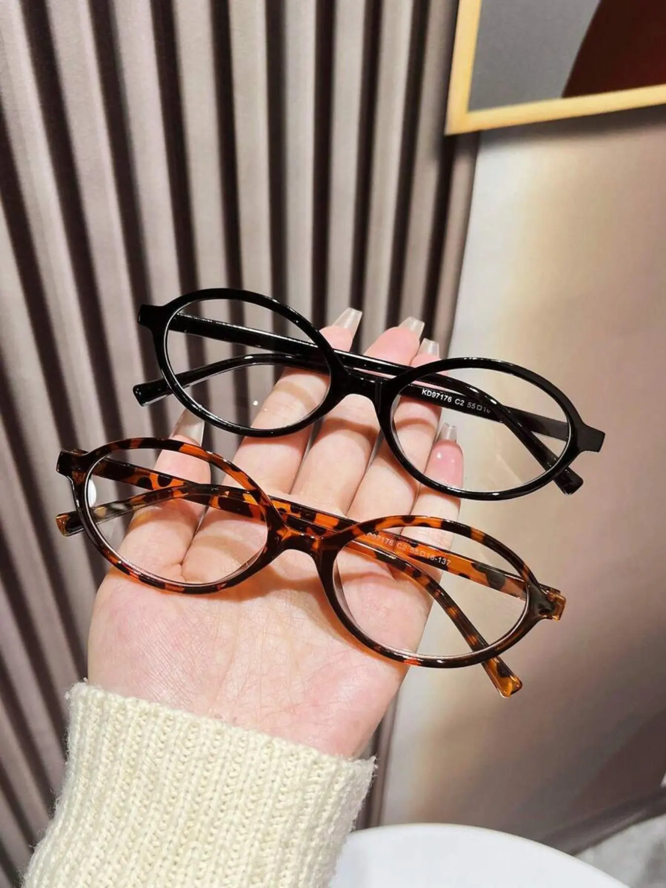 Women's Round Vintage Fashion Glasses, Cute Leopard Pattern, Tortoise Glasses, Decorative Lens, All Seasons, PC Material, Unisex Eyewear Accessories, Stylish Glasses