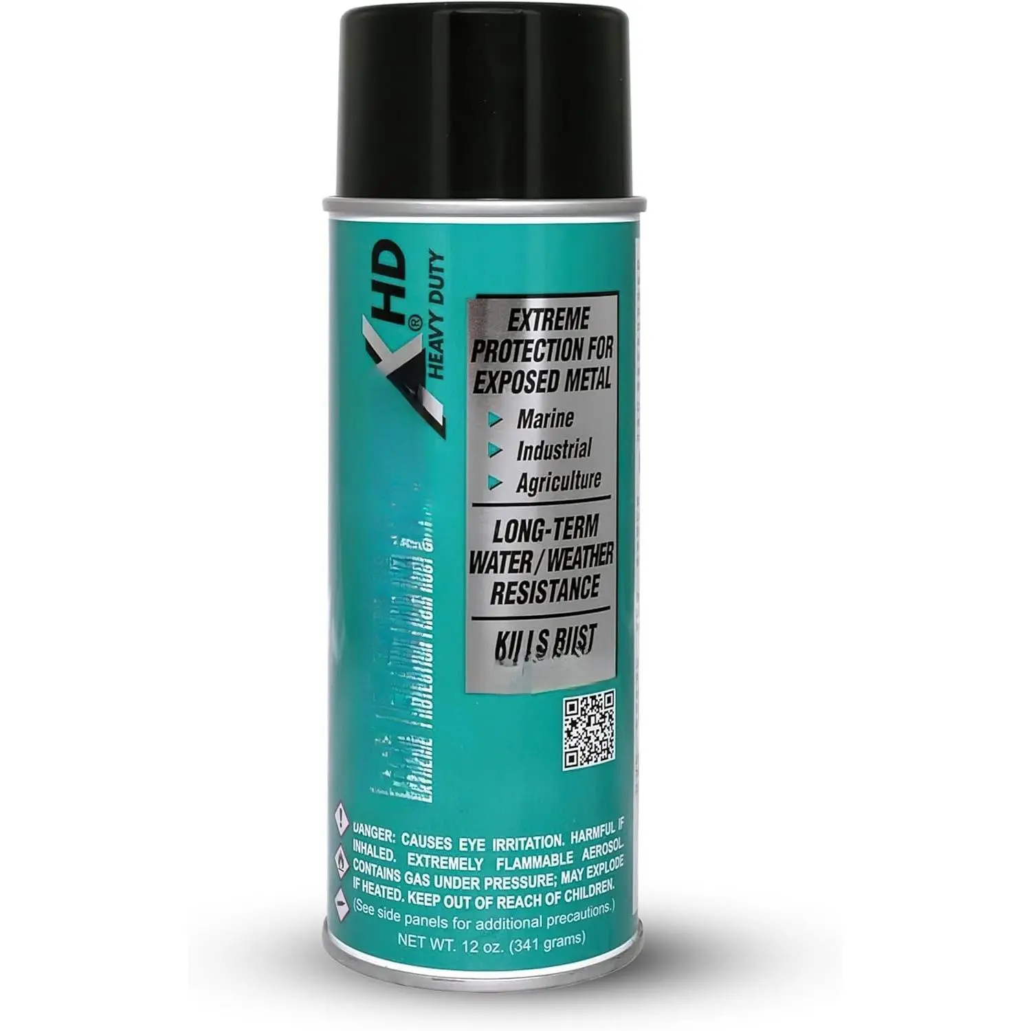 Heavy Duty Anti Rust Spray, Dripless Self-  Inhibitor with  Barrier for Marine, Agricultural & Industrial Equipment in Harsh, Saltwater Environments, 12oz Aerosol
