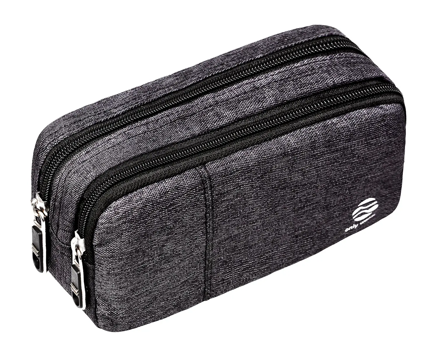 Large Zippered Pencil Pouch - Big Capacity Office Stationery Organizer with Easily Accessible Personal Storage, Back to School Haul Supplies, Unisex Kids & Women Students Gift, Office Accessory