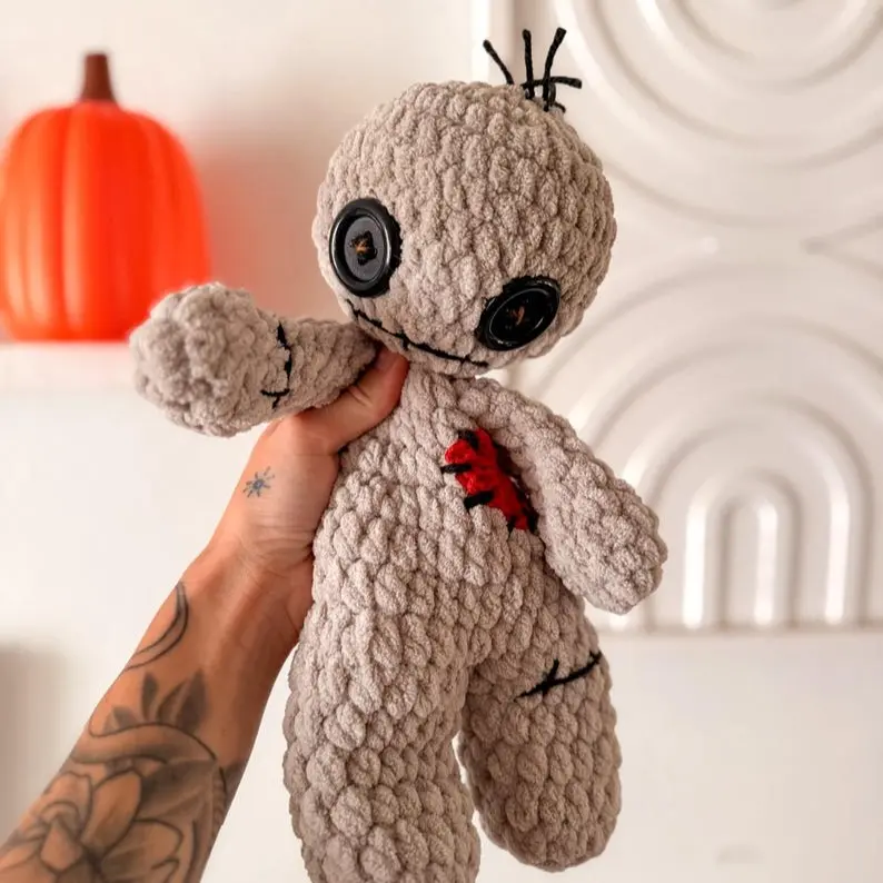 Amigurumi Voodoo Doll Crochet – Gothic Cute Handmade Plush Amigurumi Voodoo Doll Crochet – Gothic Cute Handmade Plush