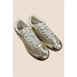 The Lowman Gold Sneaker
