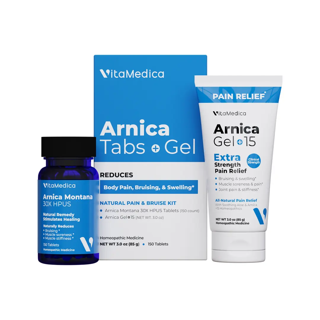 Arnica Montana Tablets and Gel Kit - Revitalizing Skincare Set