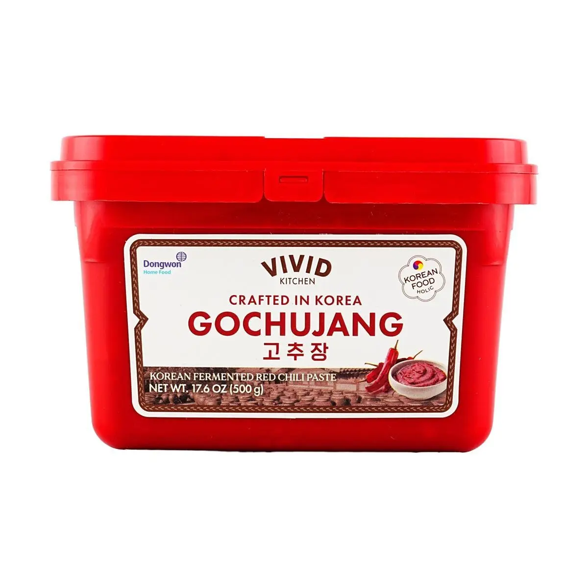 VIVID Dongwon Korean Gochujang 500g - Authentic Spicy Red Pepper Paste for Bibimbap & Tteokbokki