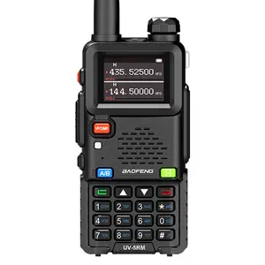 BAOFENG Radio 5RM 10W Ham Radio Long Range Handheld (Upgrade of UV-5R) BFUV-5RH Two Way Radio NOAA Weather Receiver Rechargeable Walkie Talkies UV5R, Copy Frequency 999CH with Type C Charging Battery
