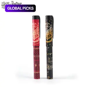 2PCS Harry Potter Officially Licensed Hogwarts Cartoon Anime Pattern Drawing Pens, Unique Pens, Fun Office Supplies Gift Set, Neutral Ballpoint Pens #GLOBAL PICKS