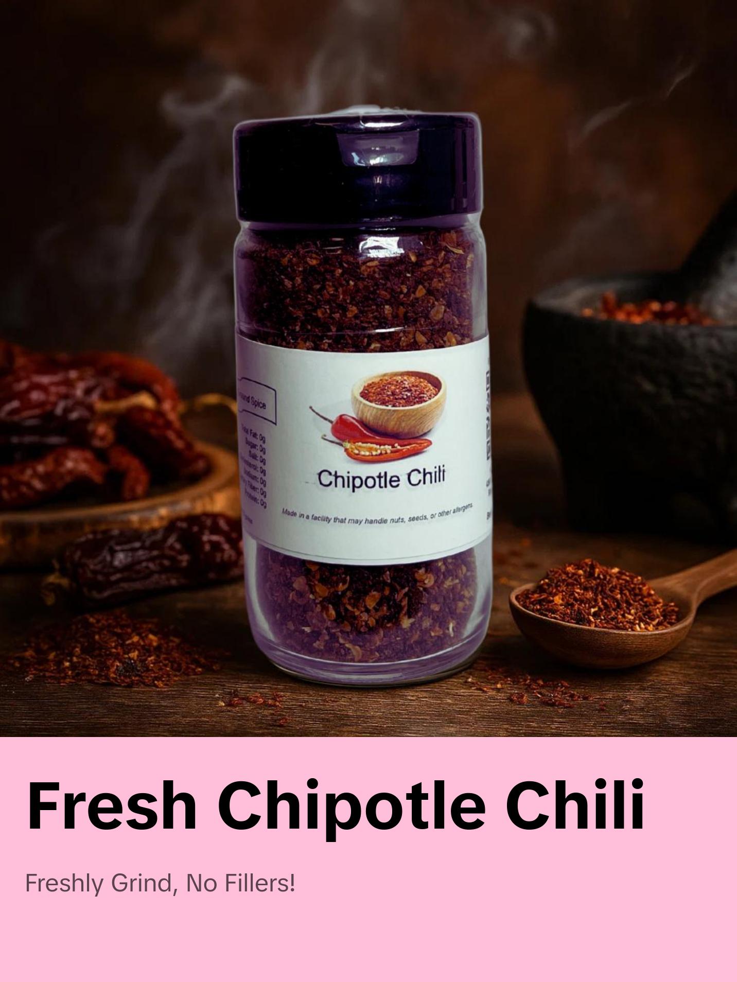 Single Spice, Fresh Ground: Chipotle Chili