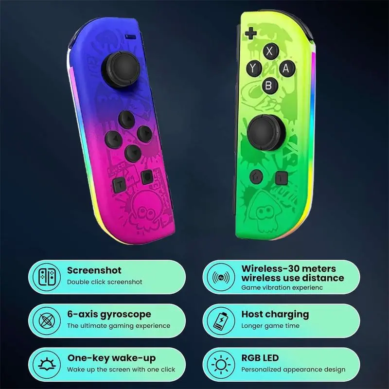Wireless Controller for Nintendo Switch/lite/oled, DualVibration Function Replacement Parts, Wake-Up SwitchButton Design, Wireless Game Controller Wireless Controller for Nintendo Switch/lite/oled, DualVibration Function Replacement Parts, Wake-Up SwitchButton Design, Wireless Game Controller