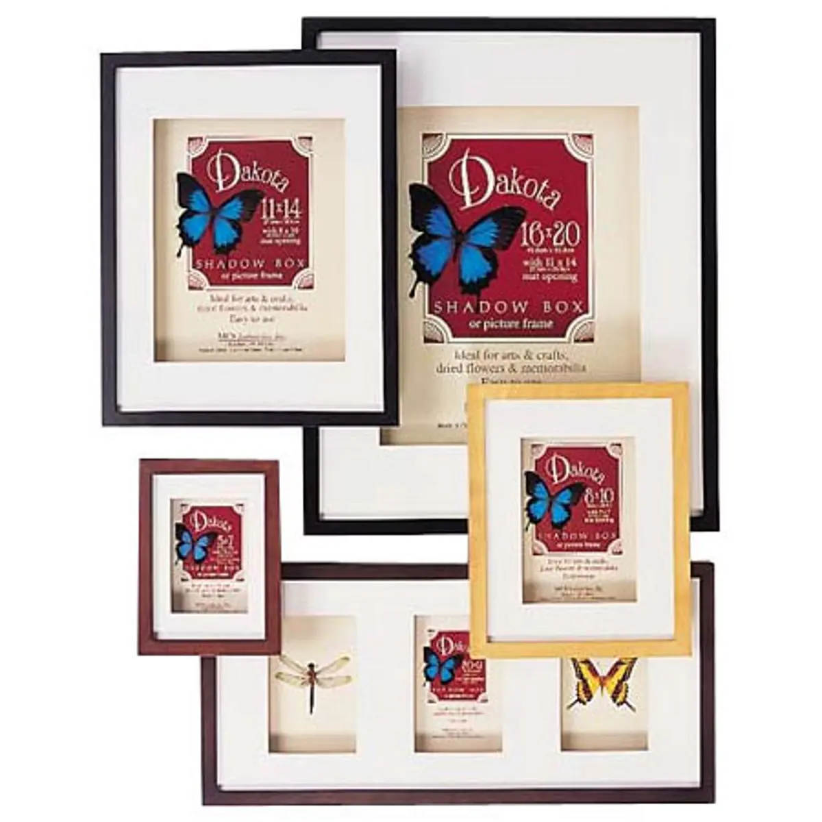 MCS Dakota Wooden Shadow Box Picture Frame, Baby & Maternity Decor for 8x10" Photograph