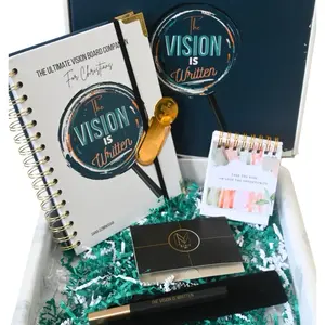 The Vision Is Written Journal Goal-Setting Gift Set Christian Self-Love