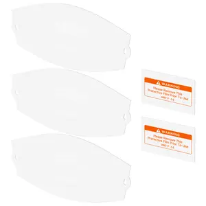 ARCCAPTAIN Welding Helmet Replacement Lenses, 3Pcs Outer Normal Viewing Screens and 2Pcs Inner Lenses for HSH-C999 Helmets fathersdaygift