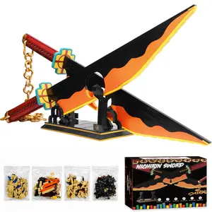 TOKMOC DemonS Building Block Set with Stand,Handmade Cosplay Anime Toy,Collecting Building and Gifting Model for Anime fans,Home Decoration,For aged 12 and above,Stress relief toy