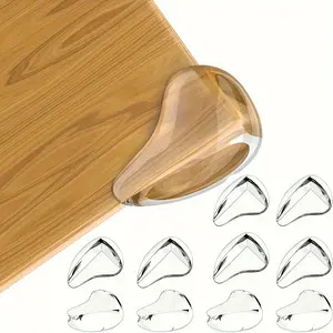 Clear Silicone Furniture Corner Protector, Transparent Furniture Corner Guard, Durable Anti-collision Bumper for Home Furniture