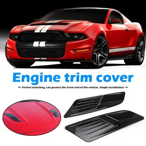 Car Modification Universal Mustang Fender Vent Decorative Cover, Engine Hood Fake Vent Decoration, Automotive Accessories, Vehicle Accessories, Car Accessory