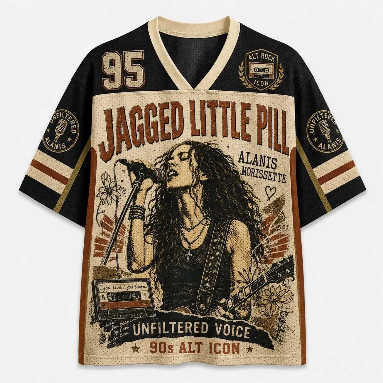 Alanis Morissette Mesh Jersey 6OG