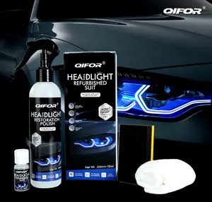 QIFOR Automotive Headlamp Restoration Fluid Oxidized and Yellowed Automotive Headlamps Blurring Enhanced Crystallization Coating Refurbisher
