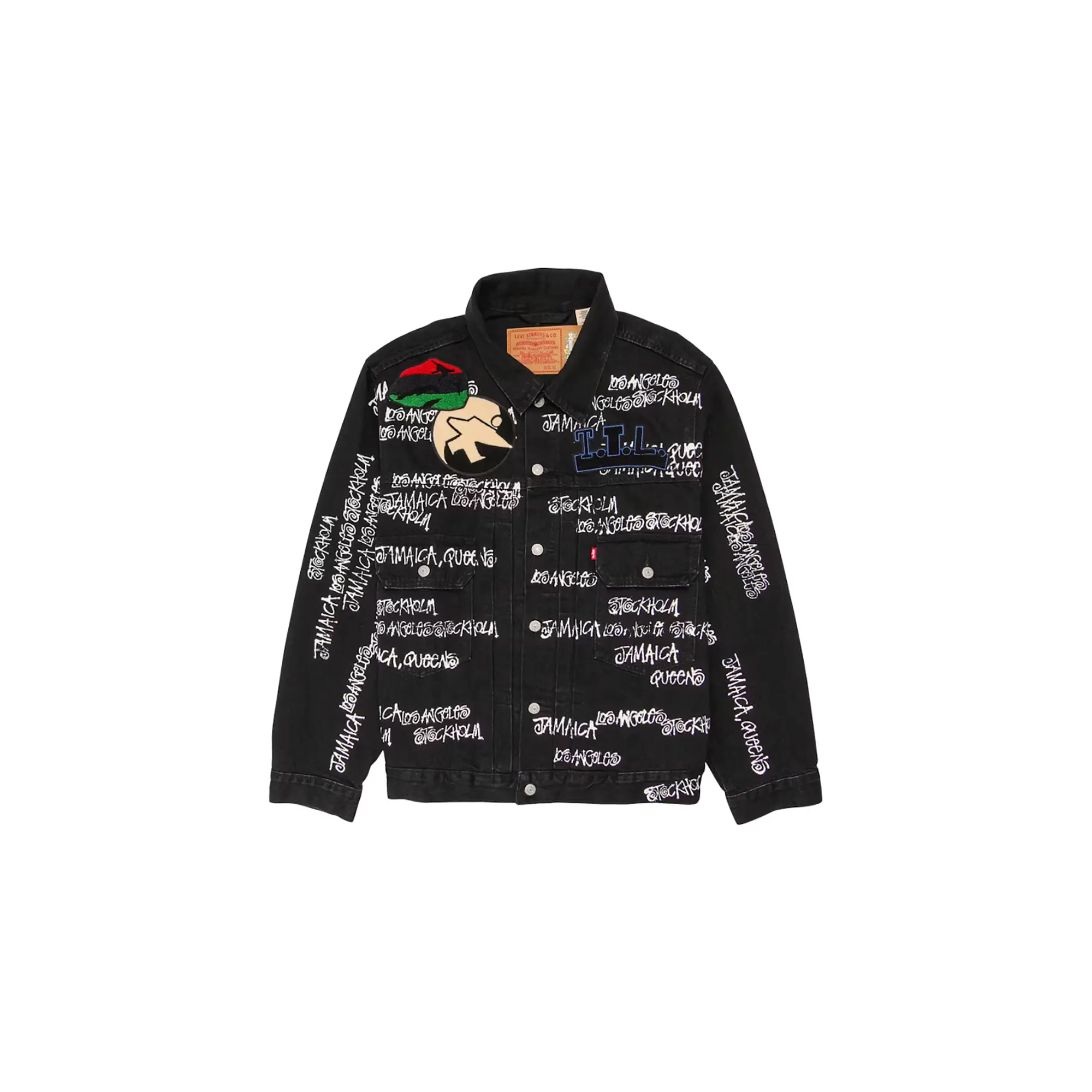 Stussy x Denim Tears x Our Legacy TTL Denim Jacket "Black" DT188