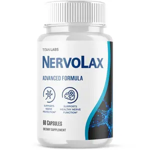 Nervolax Nootropic Natural Super Nerve Supplement Nervo Lax 60 Capsules