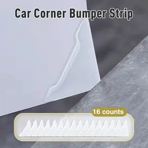 16 Counts transparent corner guards for vehicle corners, keeps car exterior intact, fits most vehicle models, quick matching