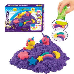 Children’s Space Sand Play Set – Complete Power Magic Sand Kit with Fruit Cake and Multiple Molds, Sand Toy
