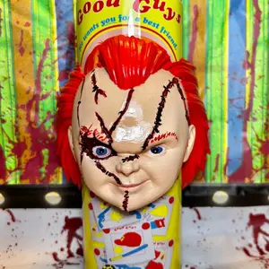 Chucky 3D Tumbler With REMOVABLE Head