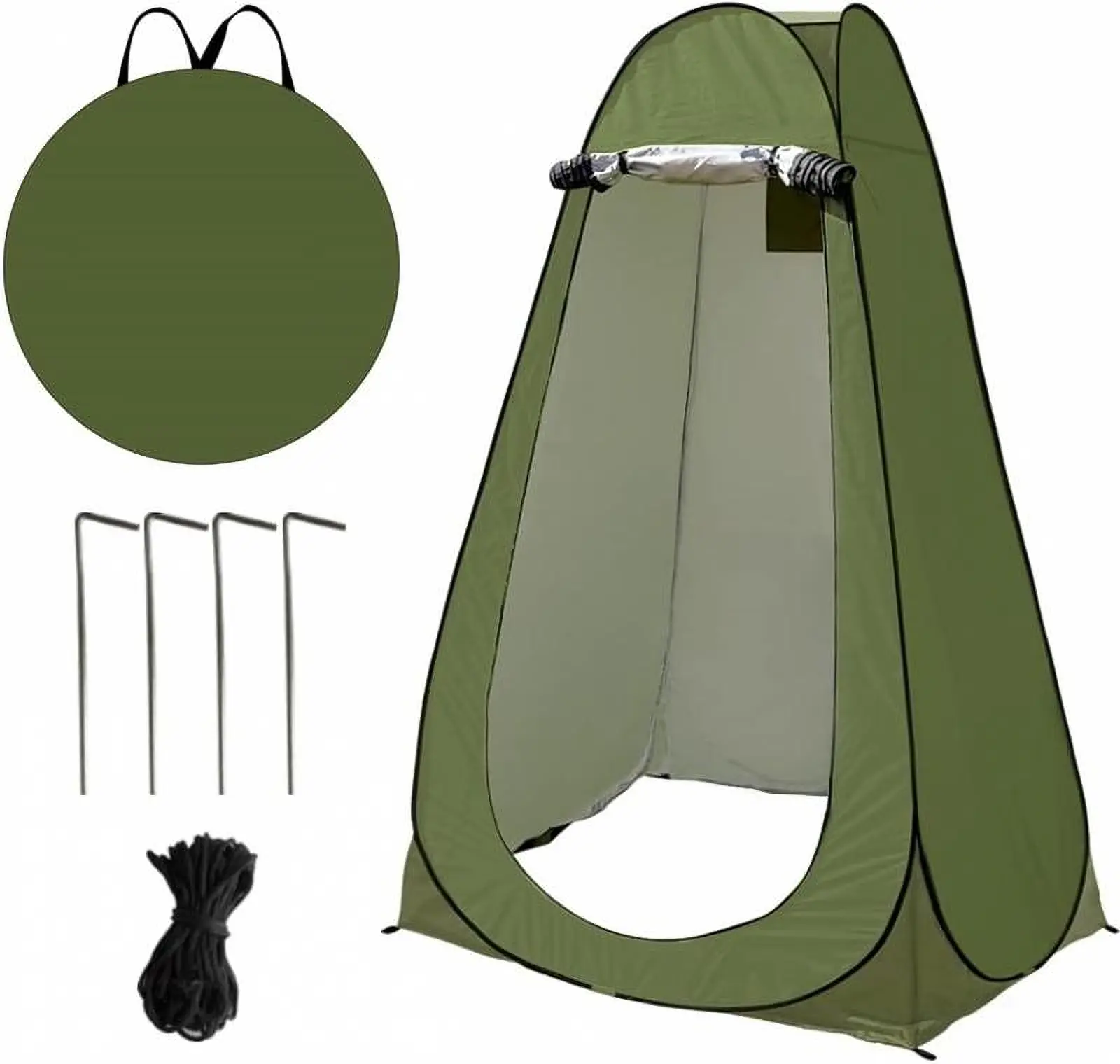 Volixor Shower Tent, Pop up Portable Camping Tent, Outdoor Toilet Changing Dressing Room, Instant  Shelter for Picnic football bathroom tent
