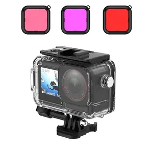 For DJI Osmo Action 5 Pro/4/3 Action Camera 45M Waterproof Case Underwater Housing Diving Cover Anti-Fog Diving Protective Shell