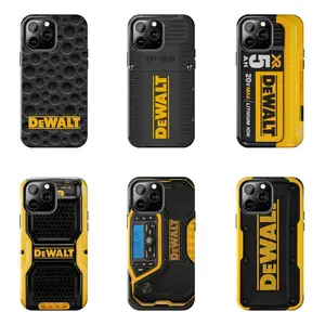 DeWALT Construction Tools Case for iPhone 17-7 Pro Max Plus & Samsung Galaxy S26-S21 Ultra Plus - Heavy Duty Power Battery Aesthetic Phone Cover unisex