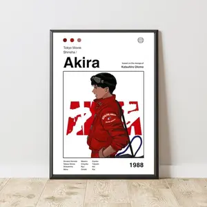 Akira Poster, Akira Print, Manga Poster, Anime Poster, Japanese Manga Wall Art, Japanese Room Decor, Anime Gift, Movie Poster