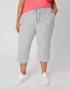 Hanes Just My Size Women's French Terry Capris 19" (plus ) Intimates Comfortable Fit Soft Stretch Fabric Breathable Oj185