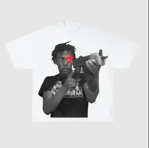 Glokk40spaz Star Graphic T-Shirt, Y2K Streetwear Fashion Tee, Gift