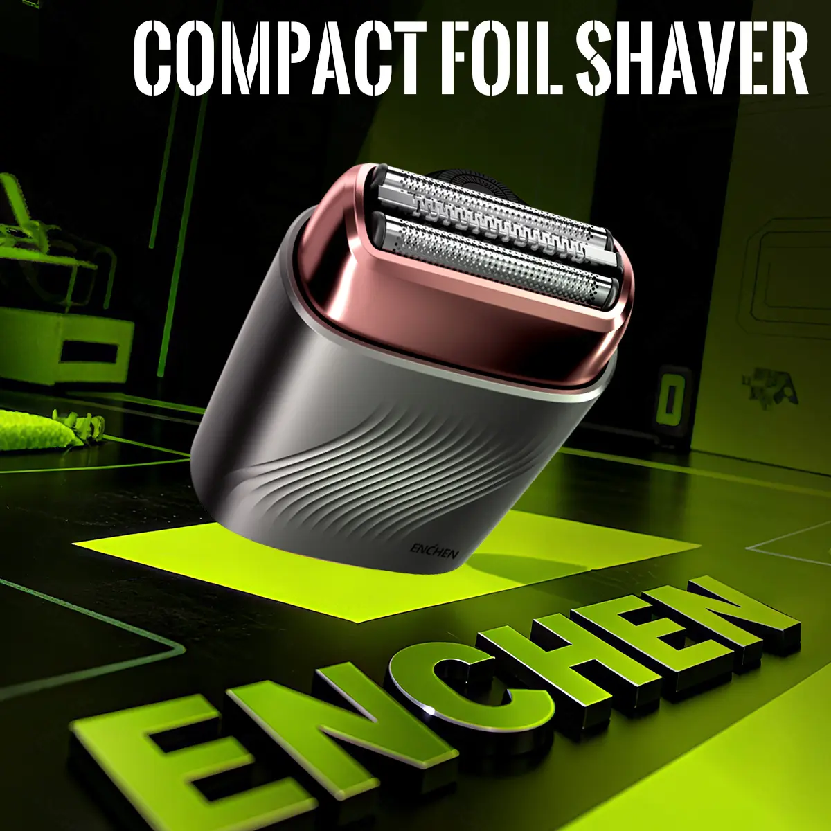 ENCHEN Electric shaver waterproof and anti drop one click start operation depth Type-C fast charging portable cleaning does not harm the skin. It is the best choice for business men, student parties, business travelers, and gift giving