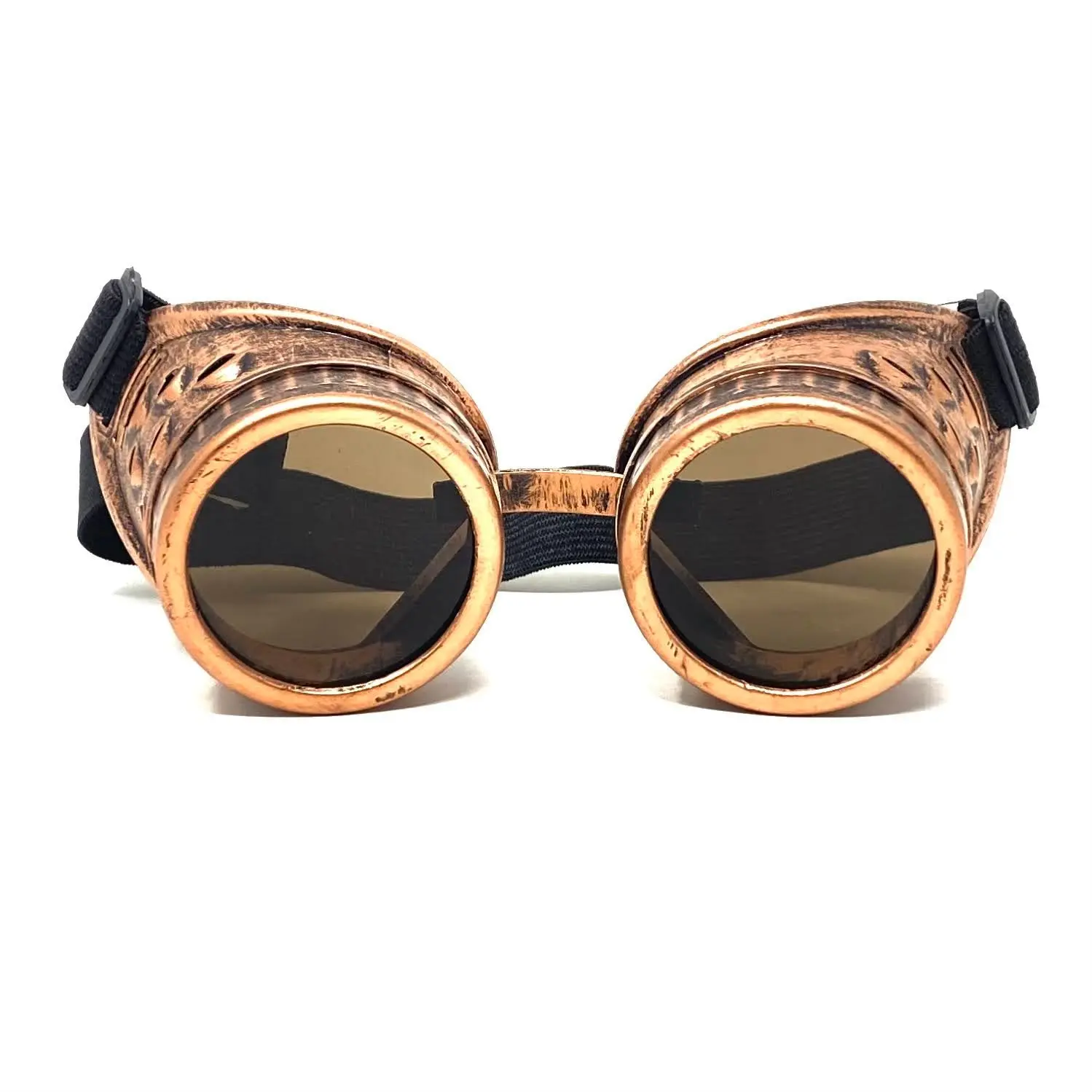 Steampunk Victorian Style Metallic Scientist Time Traveler Goggles