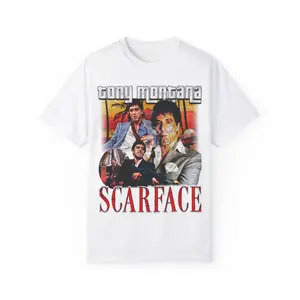 Vintage 90s Scarface Rap Tee Inspired Shirt, Unisex T-Shirt, Urban Hip Hop Retro Tee, Movie Graphic Tee