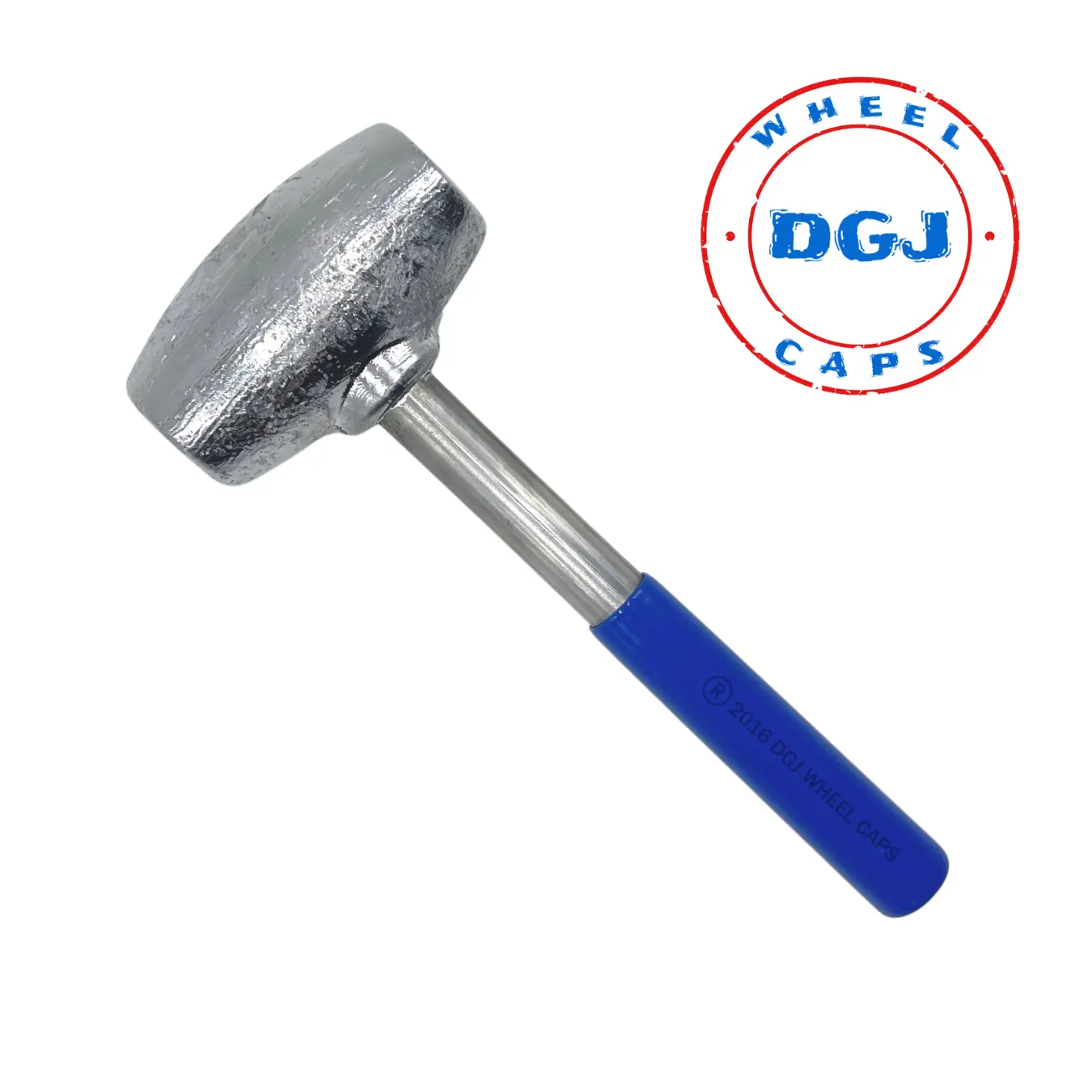 4.5 lbs Blue Dip Wire Wheel Knockoff Lead Hammer
