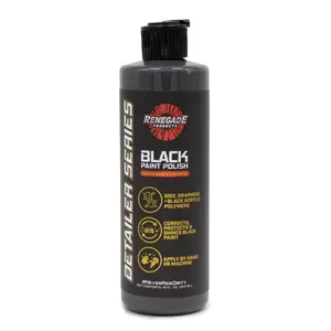 Renegade Products | Graphene + Ceramic Black Paint Polish 16 Oz - Provides High Gloss, Scratch Resistance & UV Protection with Ceramic Nanoparticles, Best for Dark Paints