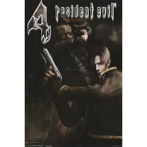 POSTER :MOVIE REPRO: RESIDENT EVIL 4 - MASK - FREE SHIP  #3455