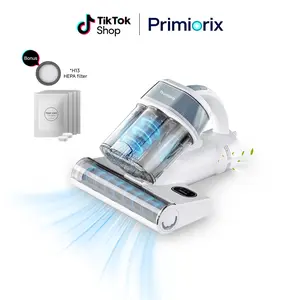 Fathersdaygift-Primiorix Handheld Cordless Vacuum Cleaner - UV Bed Vacuum, Dust Mite Remover with Strong Suction for Pet Hair, Father's Day Gift