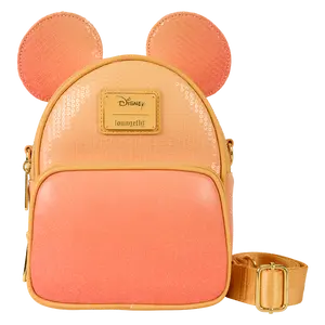 Mickey Mouse Glitter Sequin Convertible Mini Backpack & Crossbody Bag
