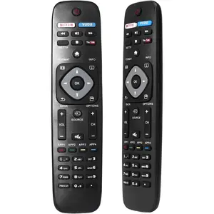 New Universal Remote Control for Philips TV Remote Replacement for LCD LED 4K UHD Smart TV NH500UP