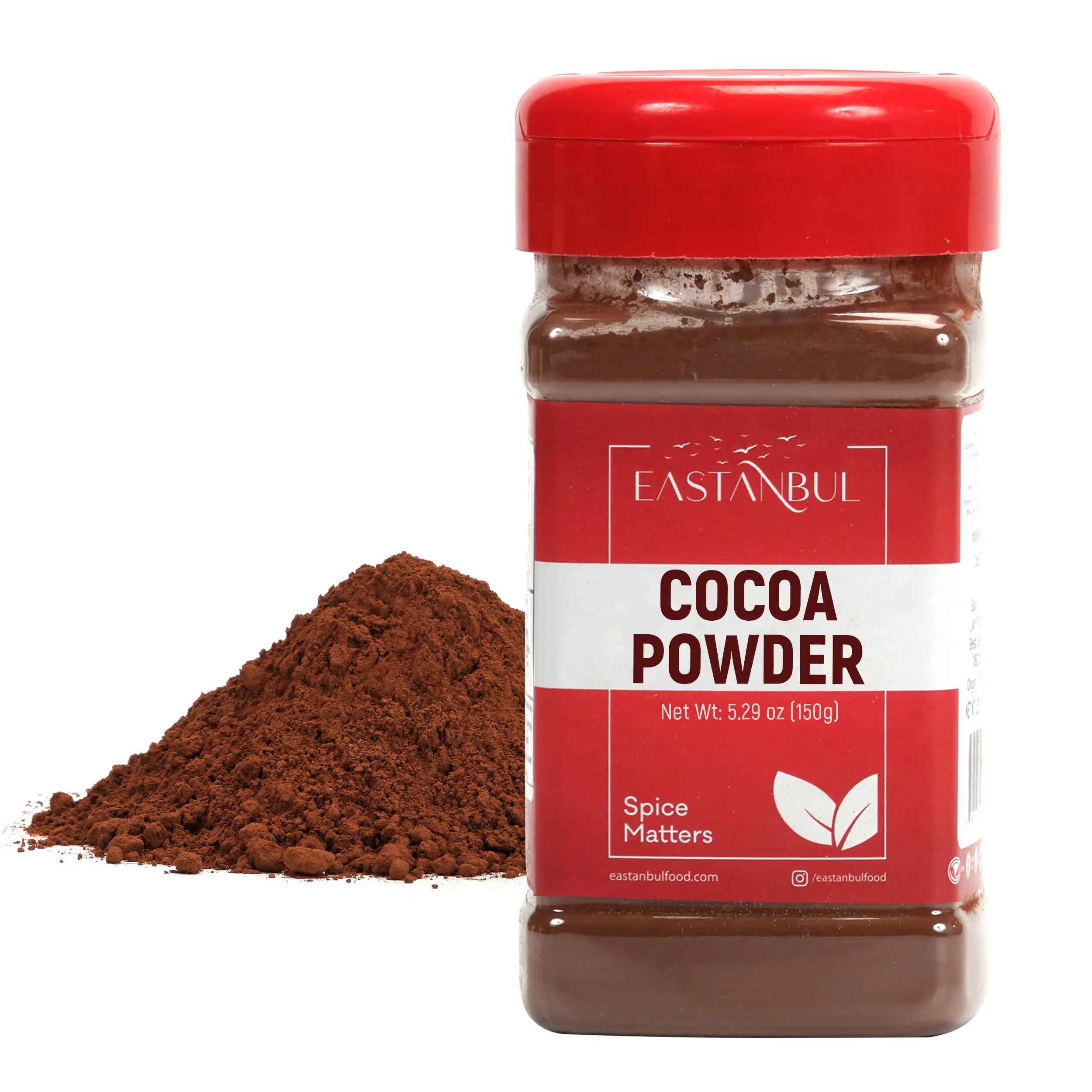 Eastanbul Cacoa Powder, 5.29oz, Raw Cacao Powder, Cocoa Powder Unsweetened Dark Chocolate Beverage Healthy