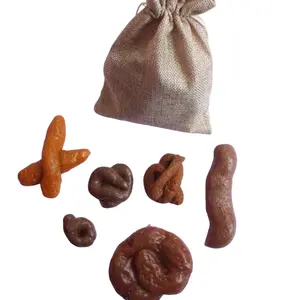6-Piece Prank Kit, Fake Poop Props, Funny Soft Poop Toys, Birthday Gifts, Halloween Party Favors, Graduation Season Fun, Prank Gift Set