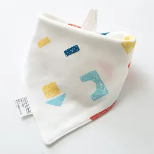 Absorbent Double Layer Baby Bibs, Easy Snap Closure for Infants & Toddlers