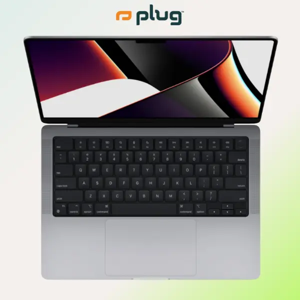 Refurbished MacBook Pro M1 Pro 512GB (14-Inch) 8-Core CPU 14-Core GPU - Acceptable Condition with 1-Year Warranty by Plug