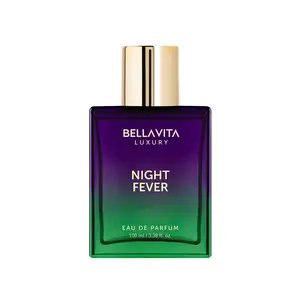 BellaVita Luxury’s Night Fever | Perfume for Men & Women | Bergamot Mandarin, Peach, Musk & Vanilla  | EDP | Premium, Fruity & Long-lasting | 3.38 Fl.oz