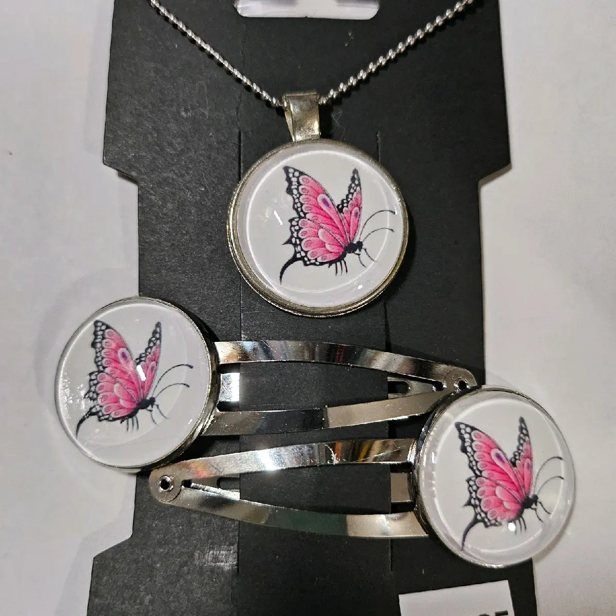 Necklace and Matching HairClips