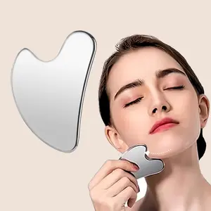 Stainless Steel Scratching Board Massager, Facial Neck Body Care Tool, Face Massage Scratcher, Facial Body Scraper, Skincare Device for Skin Detox, Facial Care Tools
